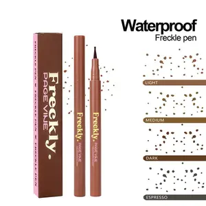 Natural Effect Freckle Pen - Waterproof realistic freckle stamp for creating authentic DIY freckles, long-lasting quick-dry faux freckle makeup, natural and realistic soft-tip freckle pen
