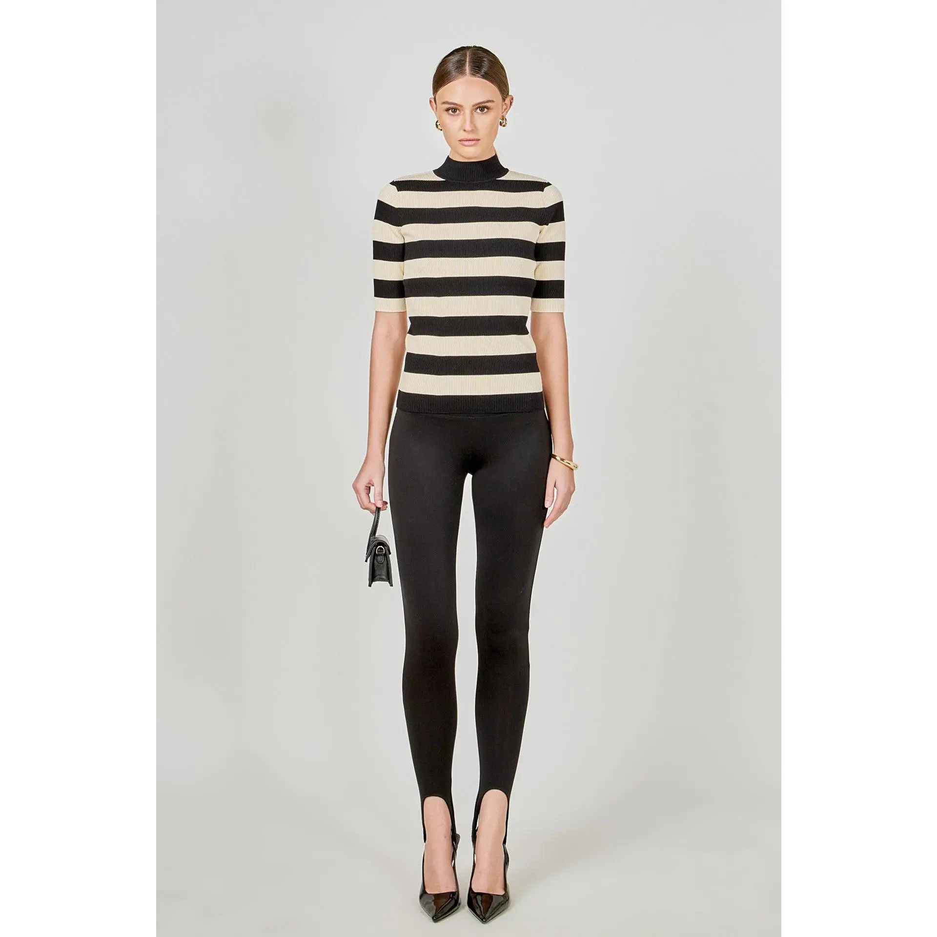Striped Knit Top
