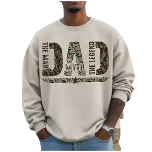 Camo Dad The Man The Myth The Legend Hoodie, Camo Best Dad Ever Sweater, Father's Day Gifts for Hunting Dad - KitchenEra