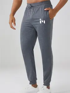 Men's Fashionable Long Pants, Loose Fit Wide Leggings, Casual Korean Style Sportswear, Spring & Fall 2026 Trendy Trousers