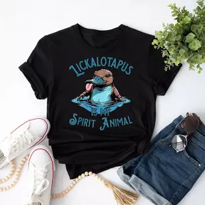Lickalotapus Is My Spirit Animal Meme Funny Lickalotapus T-Shirt