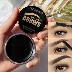 Waterproof Eyebrow Tint/eyeliner - Eyebrow Gel, Brow Styling Gel, with Brush, Natural Wild Brows, Silky Smooth, Multi-purpose Eyeliner, Suitable for Daily Makeup, Christmas Gift