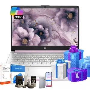 HP 14 inch Laptop for Students & Business •  Win 11 Pro • 8GB RAM • 128GB UFS • 250nits Anti-Glare Display • Intel 4-Core CPU • Copilot • Wi-Fi 6 • Bundle Accessory • Lavender