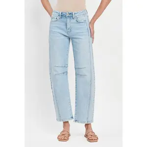 Taryn HR Barrel Jeans, Northern Lights