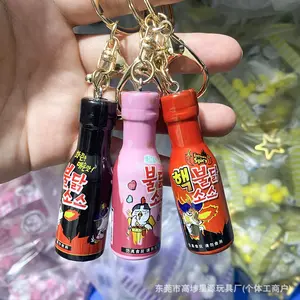 Simulated Sauce Pendant Mini Creamy Turkey Noodle Sauce Keychain Bag Ornament