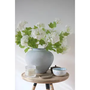 Real-Touch Snowball Hydrangea Bundle x 6 - White