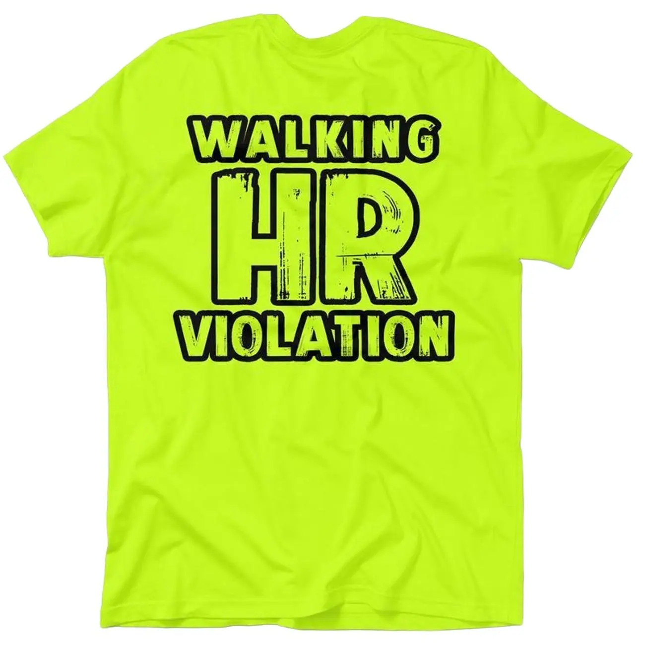 HR Violation - Men's Hi Visibility Safety Yellow Work
