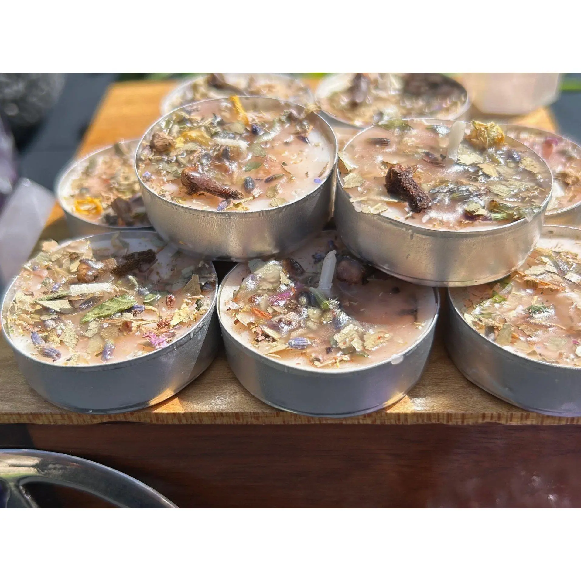 Health and Healing Tea light Spell Candles