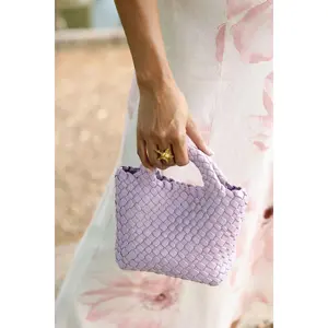 Weave Mini Leather Crossbody Bag