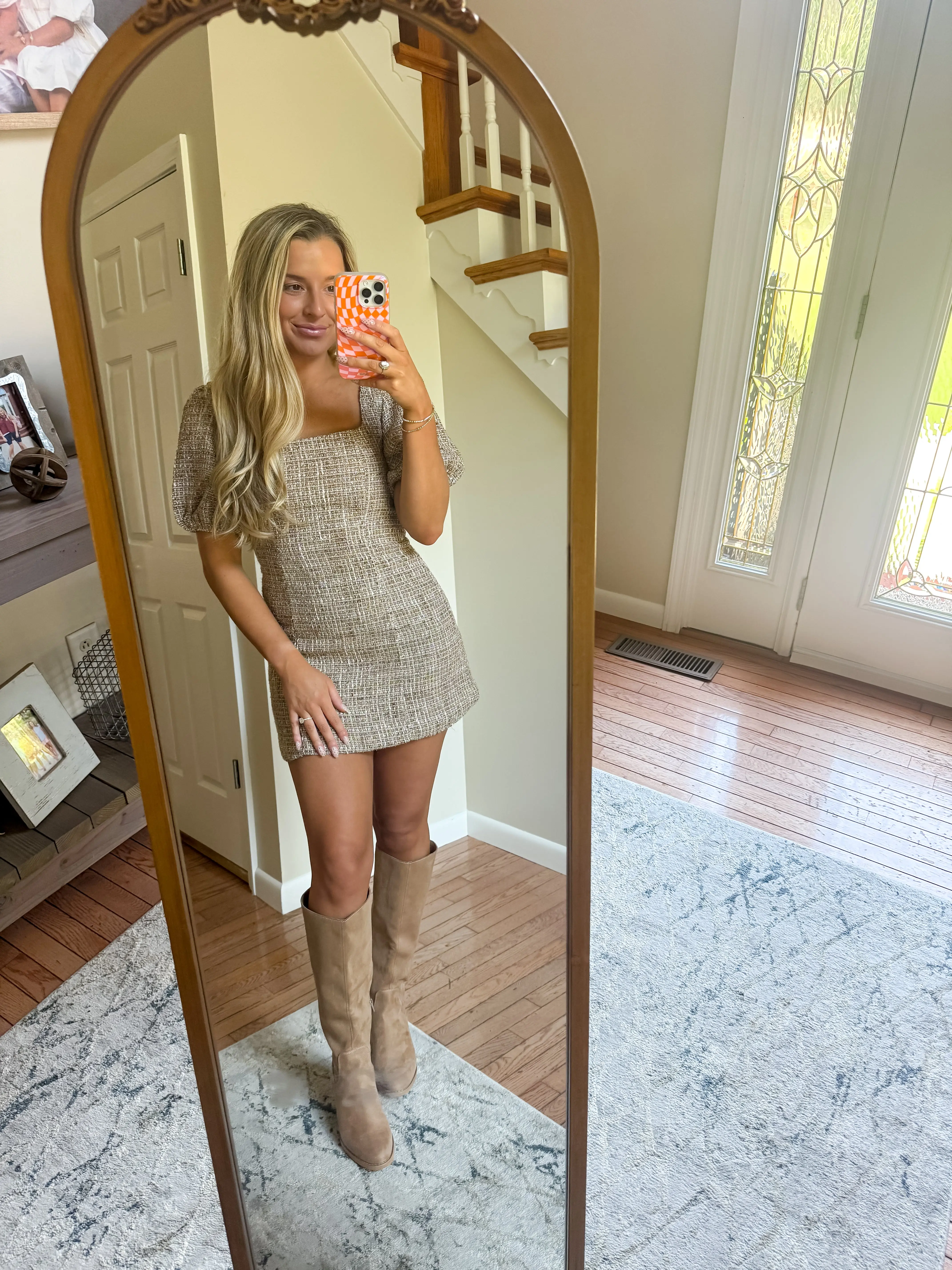 tweed mini dress - TikTok Shop