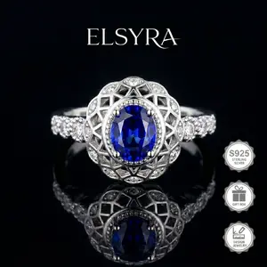 925 Sterling Silver Art Deco Oval Lab Alexandrite Beaded Cocktail Ring Vintage Style Engagement Rings For Women,Snowflake Rose Blue zircon Ring Elegant Vintage, Exquisite Designs for Banquet Attendance Prom Gathering Party Fine Women's Jewelry Gifts