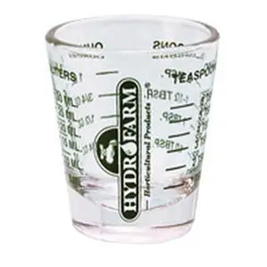 Hydrofarm HGMMSG Mini Measure Shot Glass - 12 Pack