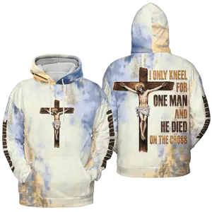 Lotusprinthandmade Personalized Jesus Christian Hoodie 3D (Lightweight) S-5XL Multicolor (3XL), religious christian hoodie, jesus custom hoodie