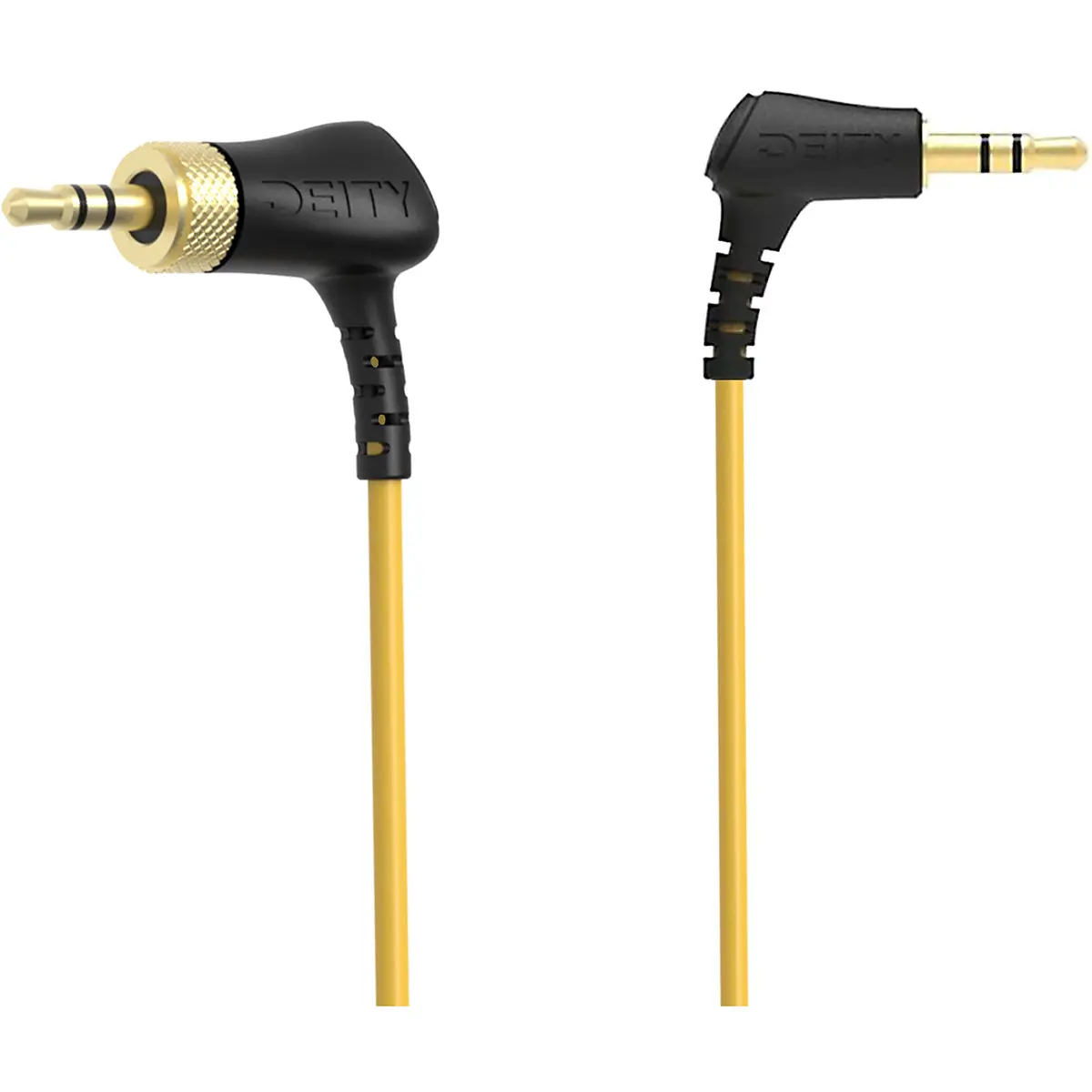 Deity Microphones C12 Locking 3.5mm Right Angle TRS to TRS Cable for DSLR Cameras