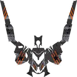 2013-2016 Ski Doo REV XM WarHero Graphic Kit Wrap Decals Stickers - Motorcycle Accessory