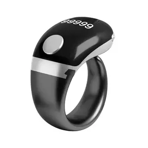S7 New Digital Display Counting Smart Ring Bluetooth Electronic Finger Time Reminder Counter Hand Press Digital