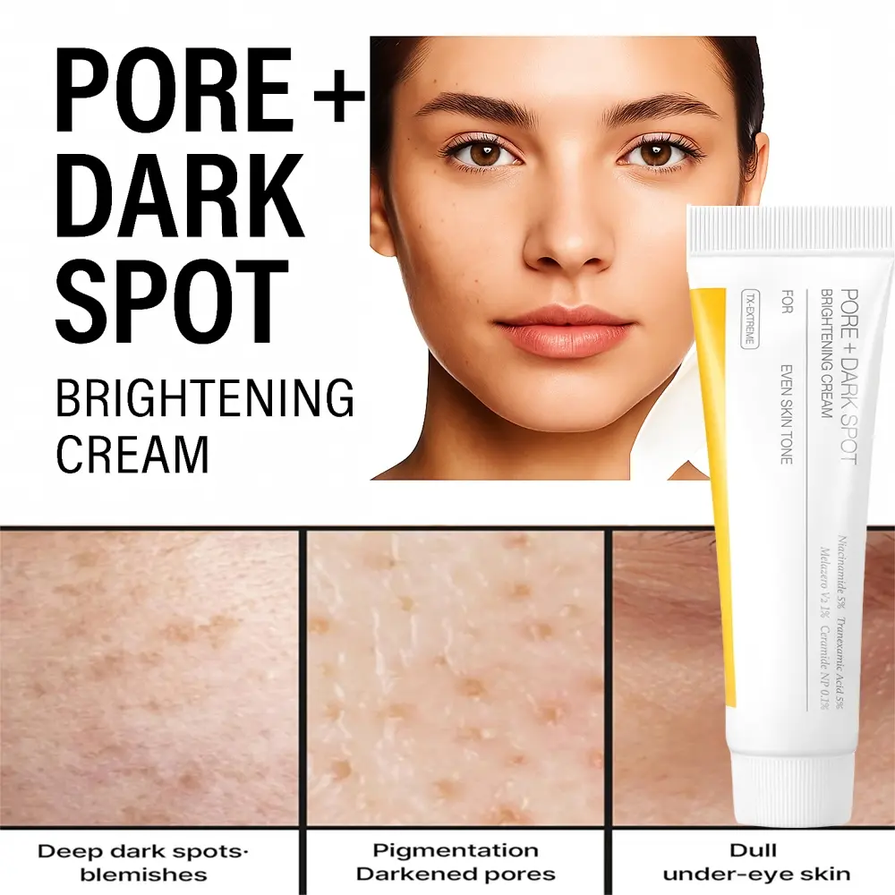 Radiance Cream Brightening Balm Dark Spot Moisturizer with Niacinamide & Hyaluronic Acid, Moisturizing, Reduces Dark Spots, Non-Irritating, Suitable for Sensitive Skin