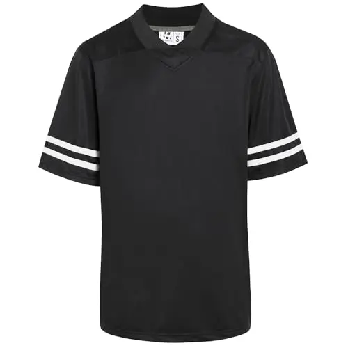 White Stripe Black Jersey