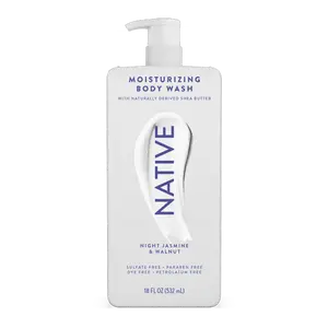 Native Moisturizing Night Jasmine & Walnut Body Wash 18 Oz