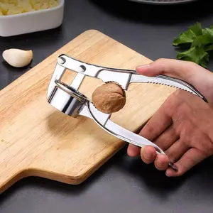 Multi-Function Garlic Press Nut Husking Crusher Mincer Handheld Squeezer Manual Press Grinding Tool Kitchen Accessories