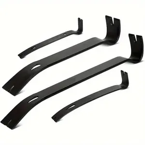 4pcs Pry Bar Set, High Carbon Steel Forging, Practical Claw Bars, Magic Rods, Mini Lever Pokes, No Power Needed Tools, Tool Kit Set