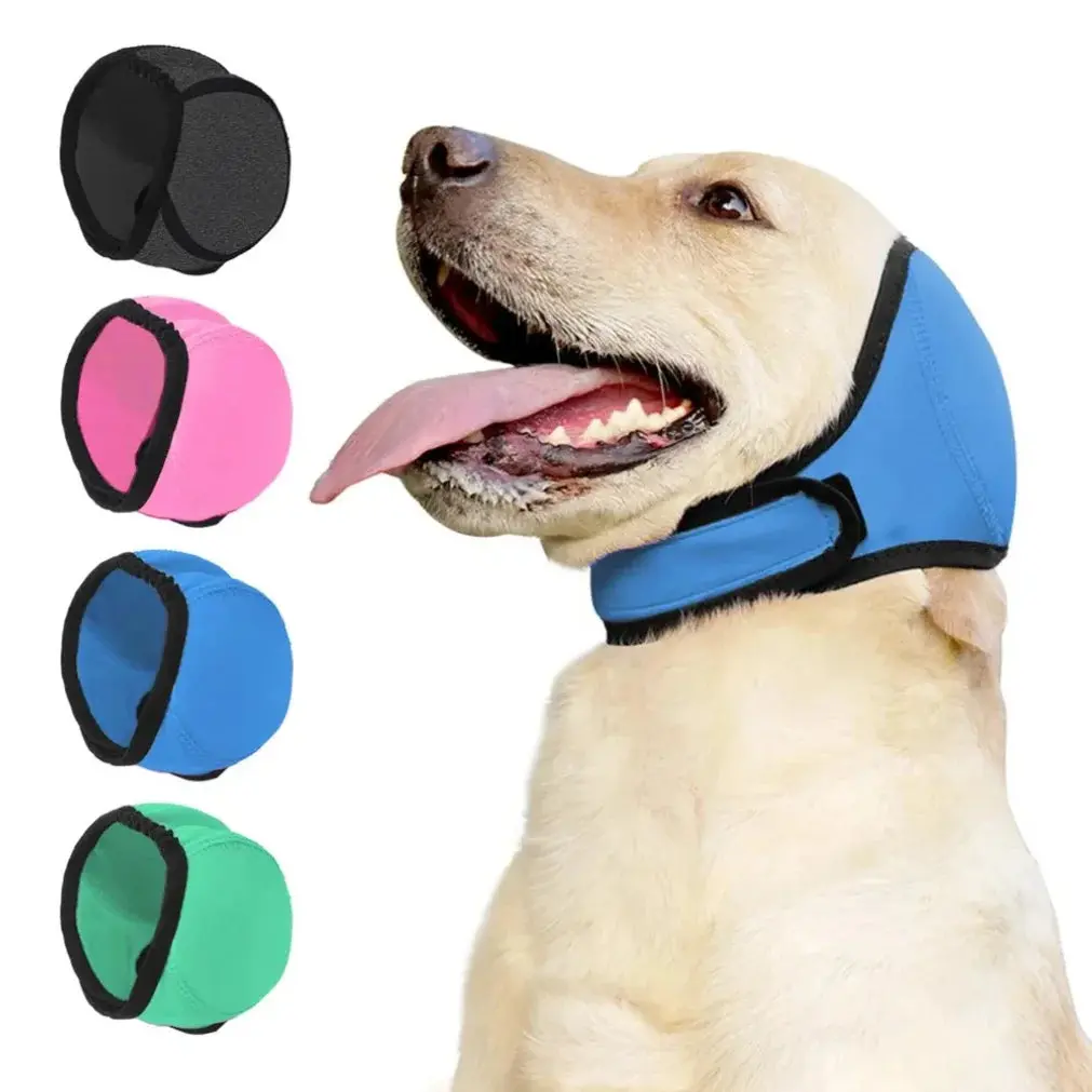 Noise Reduction Dog Ear Covers Hearing Protection Waterproof Dog Calming Earmuff SPehock Proof Adjustable t Ear Muffs2025new