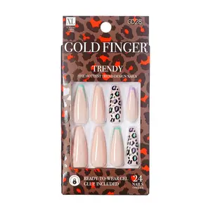 Gold Finger Trendy Nails