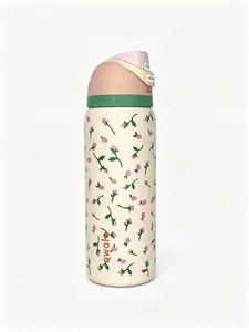 Obsessed With This Rose Print Owala Water Bottle  Leak-Proof, Keeps Water Cold All Day