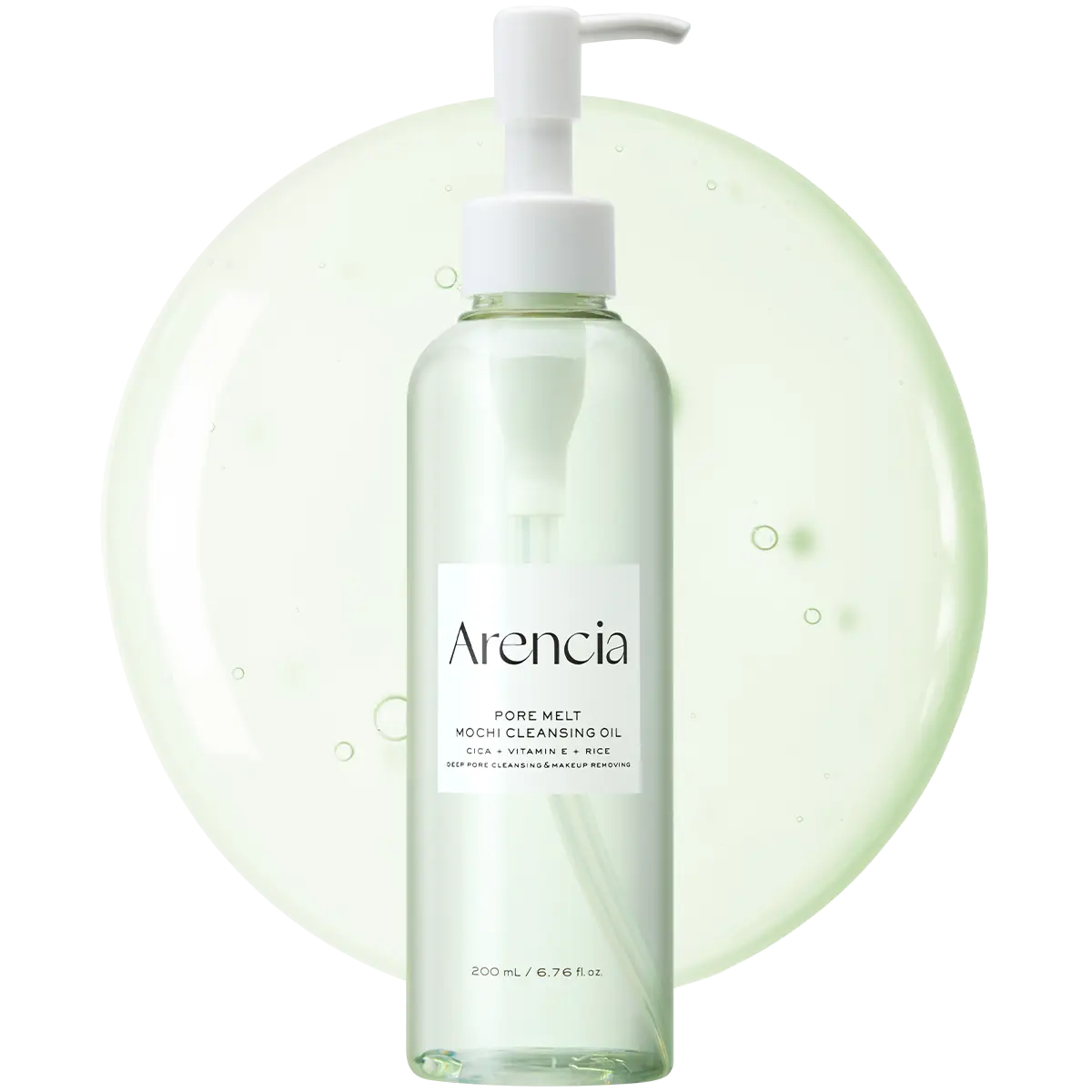Pore Melt Mochi  Makeup-Removing Cleansing Oil, Non-Comedogenic, Acne-Safe, Rice Amino Acids HD, Vitamin E, Cica, & Ceramide, 6.76 fl oz
