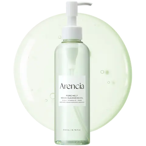 Pore Melt Mochi  Makeup-Removing Cleansing Oil, Non-Comedogenic, Sensitive Skin, Rice Amino Acids HD, Vitamin E, Cica, & Ceramide, 6.76 fl oz
