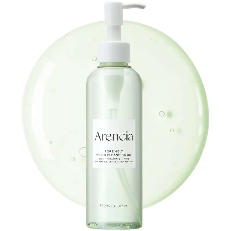 Pore Melt Mochi Makeup-Removing Cleansing Oil, Non-Comedogenic, Sensitive Skin, Rice Amino Acids HD, Vitamin E, Cica, & Ceramide, 6.76 fl oz