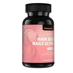 Hair Skin and Nails Vitamins for Women – Biotin Collagen Hair Supplement | Hyaluronic Acid | Calcium AKG | MSM | Vitamin D3 K2 & C – Hair Growth Vitamins for Women