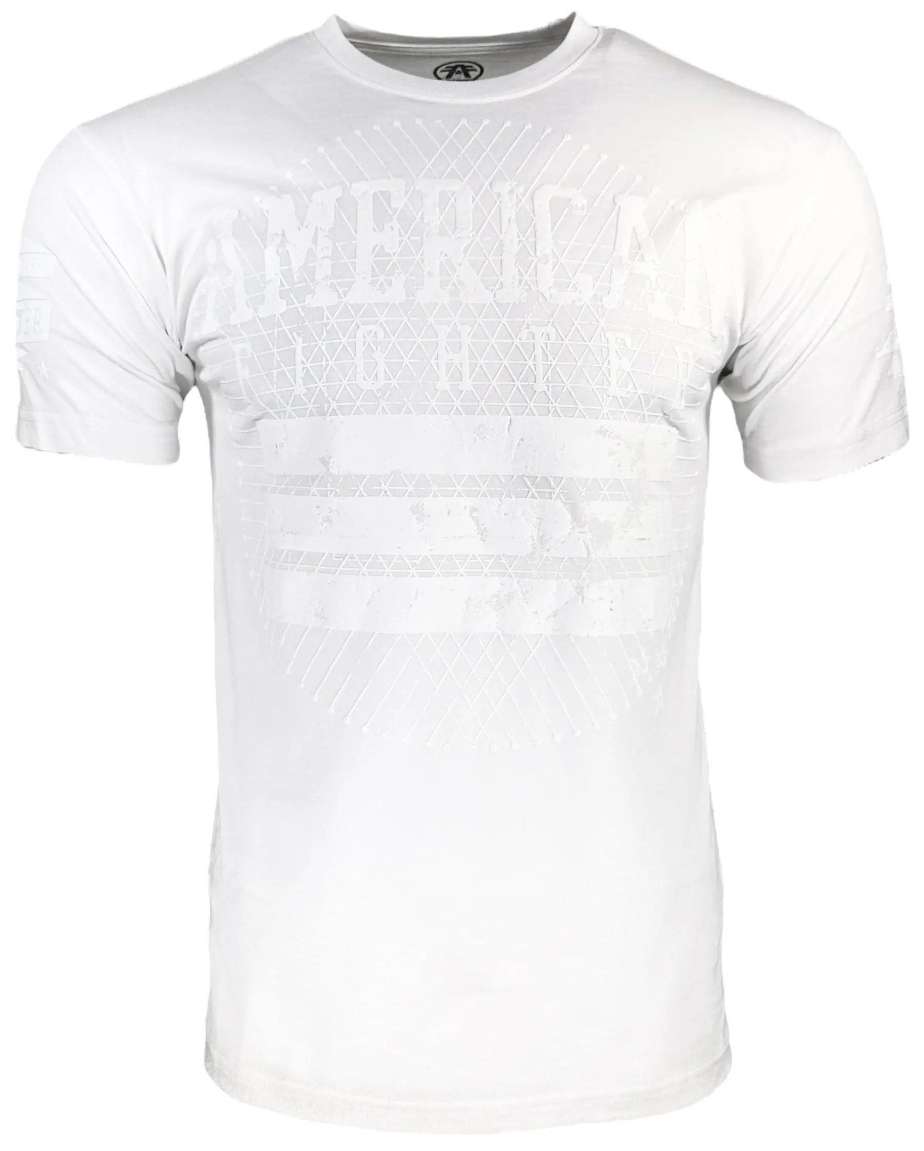 American Fighter Men's Harrington Graphic T-Shirt - Casual Slim Fit Crew Neck Short Sleeve in a Cotton-Polyester Blend with Front & Back Print, Casual T-Shirts