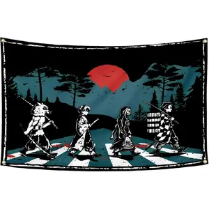Anime Tapestry 3x5Feet Funny Flag Banner Wall Hanging Wall Décor for Dorm Bedroom Home Décor