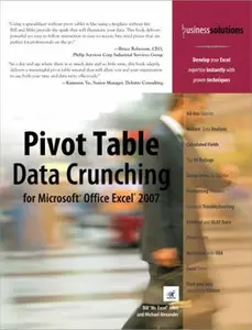 USED-Pivot Table Data Crunching for Microsoft Office Excel 2007 by Bill Jelen (Paperback)