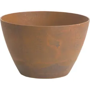 Novelty Indoor/Outdoor Artstone Napa Bowl Planter with Water-Minder System