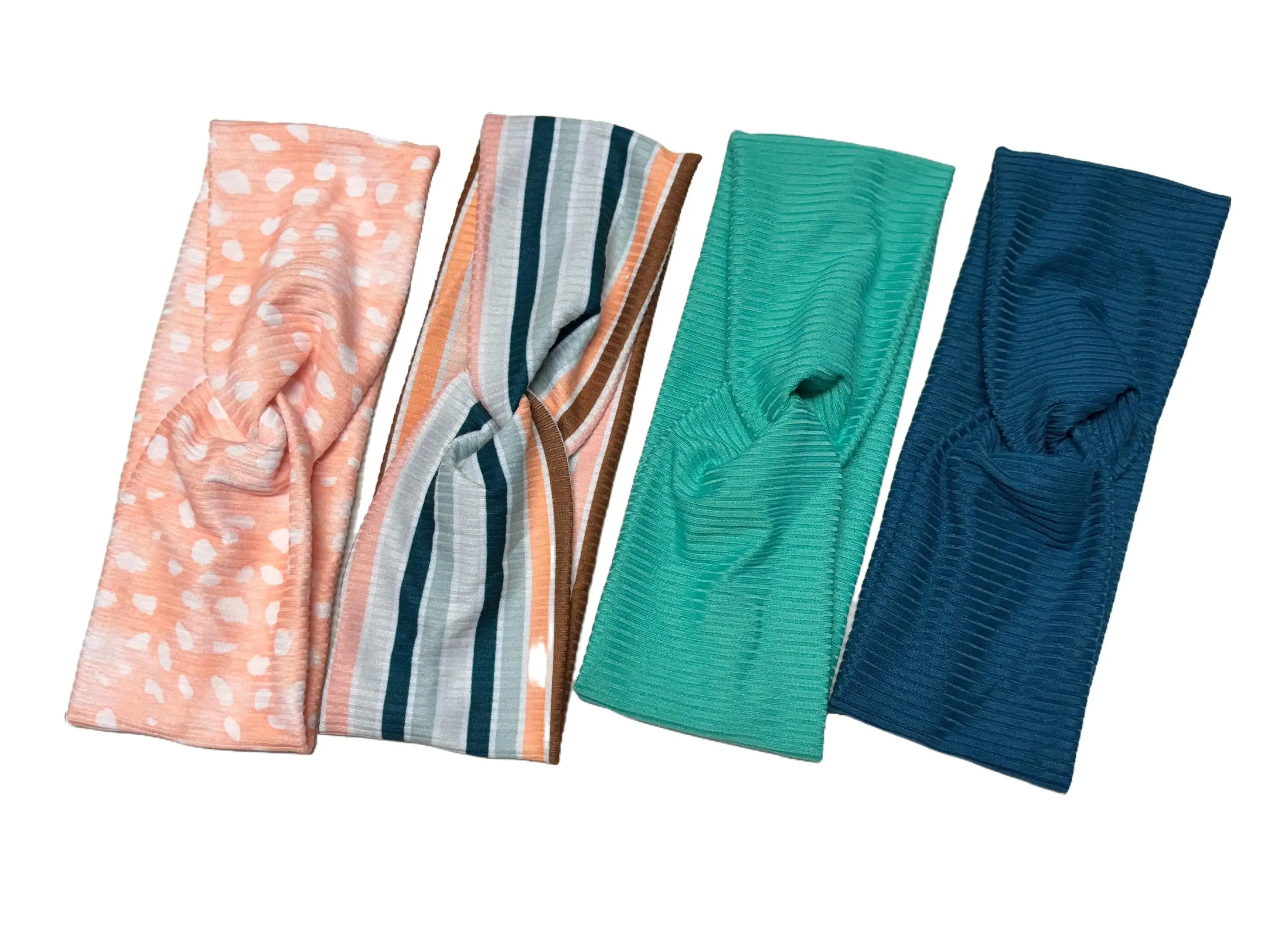 Handmade Twist Headbands – Rib Knit – One of a Kind Hair Accessory wide bands for sale