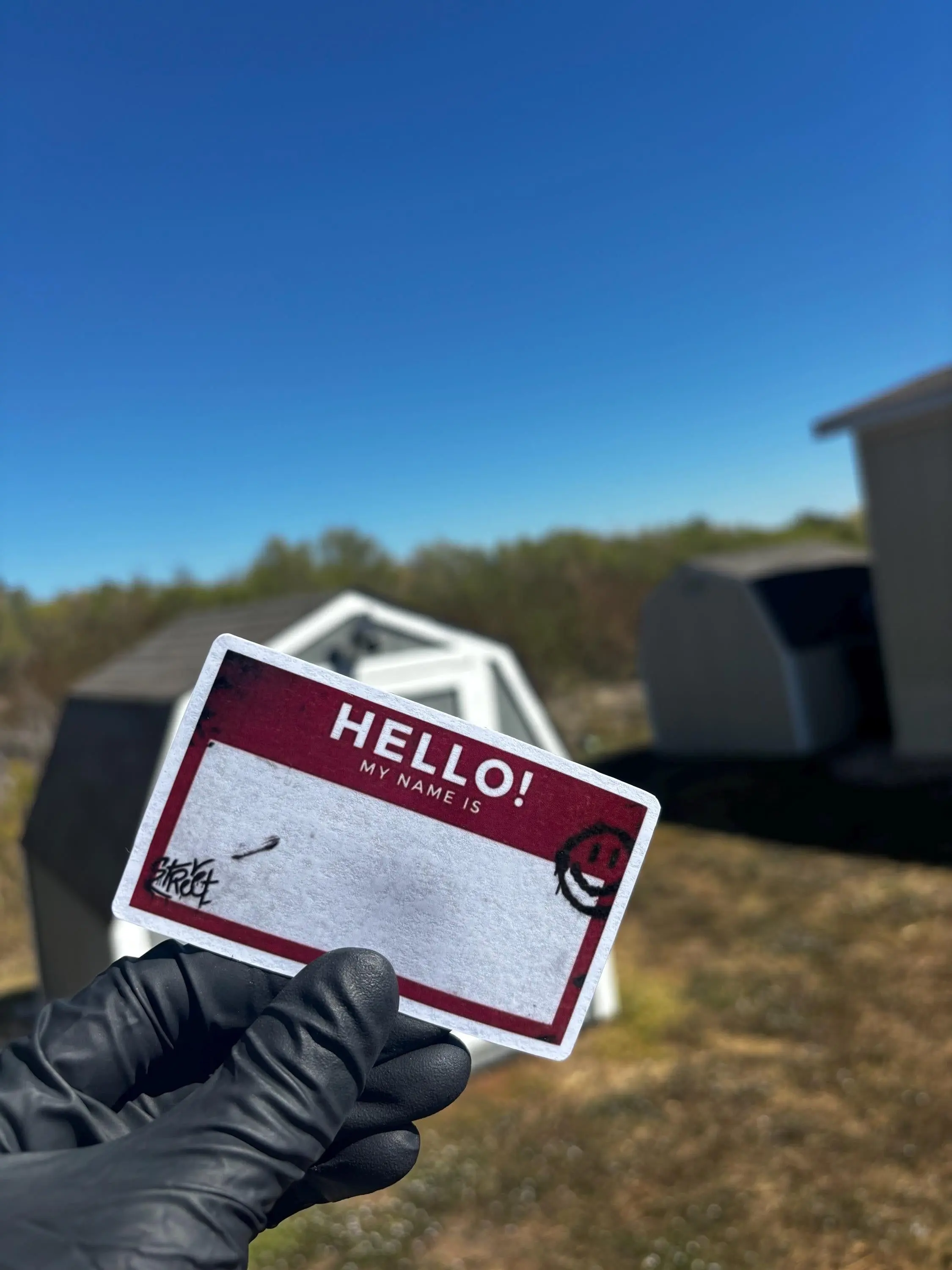 Hello My Name Is Dry Erase Magnet • Graffiti Locker Decor