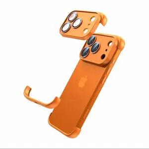 Frameless Bumper Case With Camera Lens Protecter For iPhone 17 Series Shockproof MagSafe Compatible Back Cover For iPhone 17 Air Pro Max
