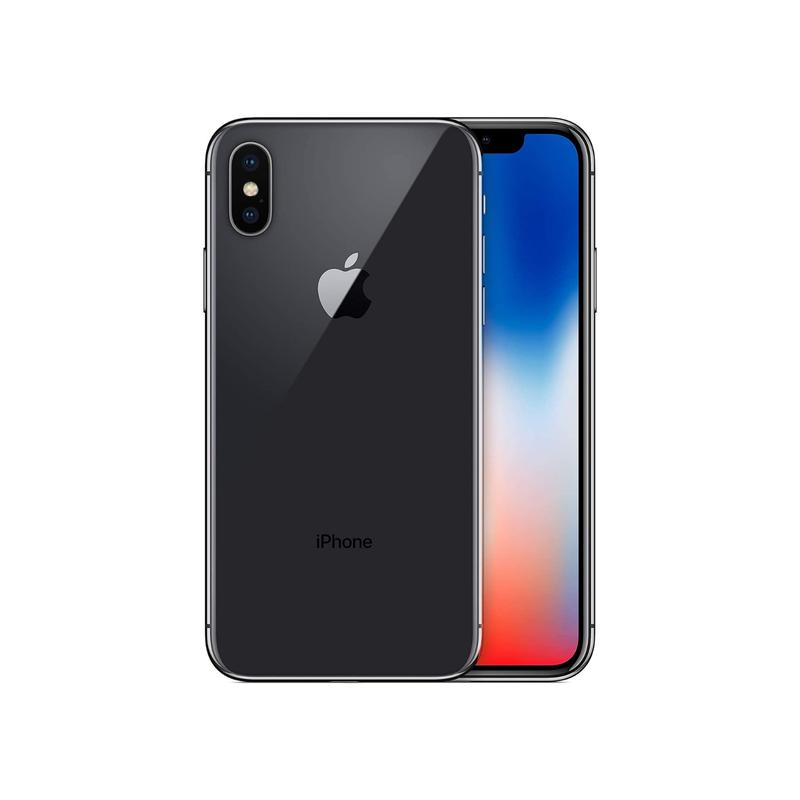 Refurbished Apple iPhone X (Unlocked) A1865 Excellent Condition with Tempered Glass Screen Protector & 1 Year Warranty