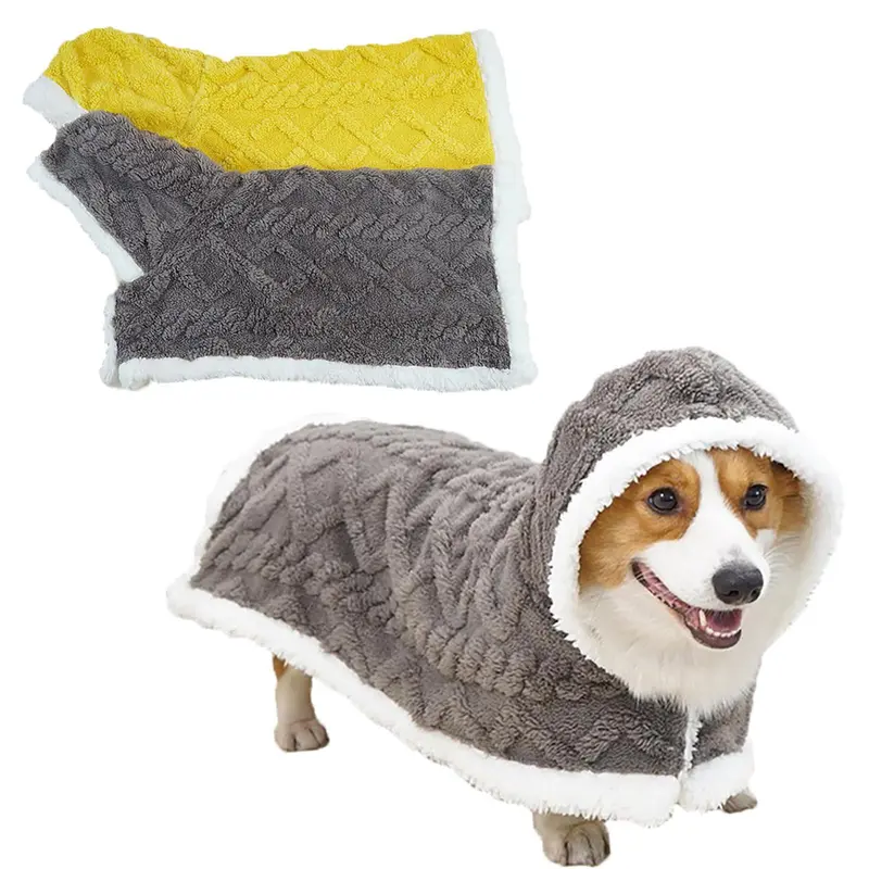 Pet Warm Coat, 1 Count Soft Comfortable Pet Sleeping Cape, Pet Sleeping Robe, Dogs Clothes, Dachshund Clothes, Dog & Cat Clothing Supplies