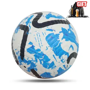 Size 5 Soccer Ball, 1/3 Counts PU Football, Football Equipment for Training & Entertainment, Football Accessories, Birthday Gifts for Boys, Men, Includes Bag, Net Bag, Pump, Needles