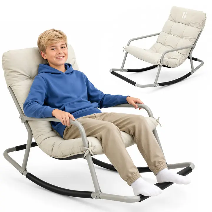 Special Supplies Sensory Rocking Chair for Preteens - Comfortable Preteen Rocker- Versatile Floor Chair with Soft Fabric and Stability for Playroom, Bedroom Ages 8-12