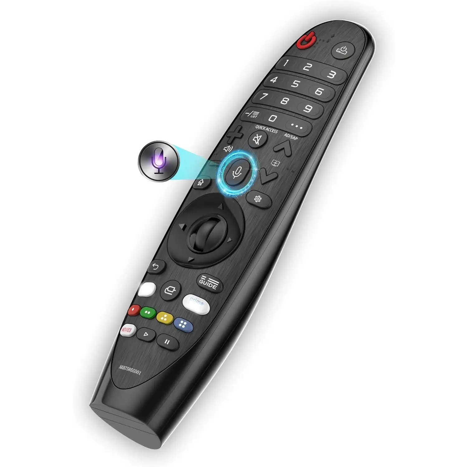 Replacement for LG TV Remote, LG Smart TV 2018-2025 Voice&Pointer| Universal| Magic Remote| AKB75855501, MR650A, MR18BA, 19BA, 20GA, MR21-MR25, 2-Year Warranty