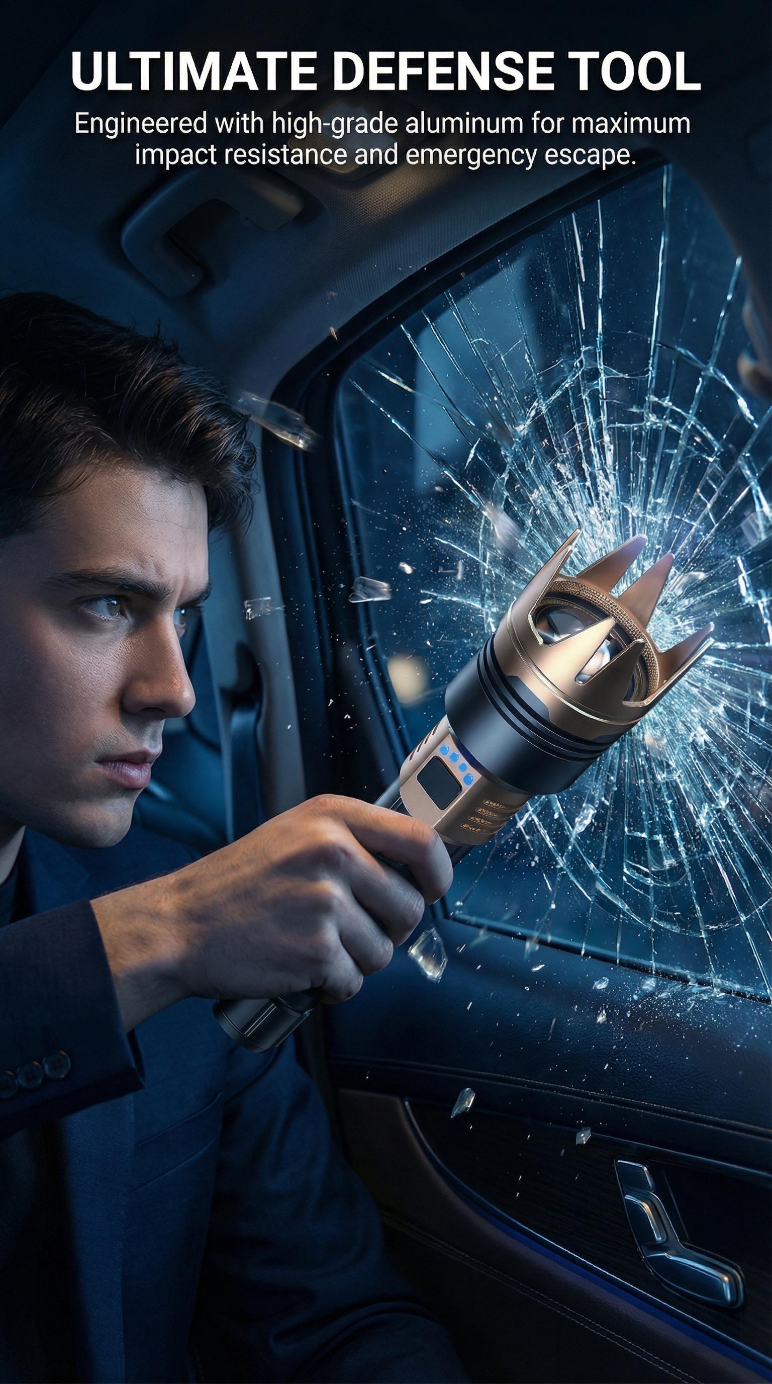 BlackPanda Viral Super Bright LED Flashlight Rechargeable, water resistant, High Lumens Torch Light for Camping & Emergency