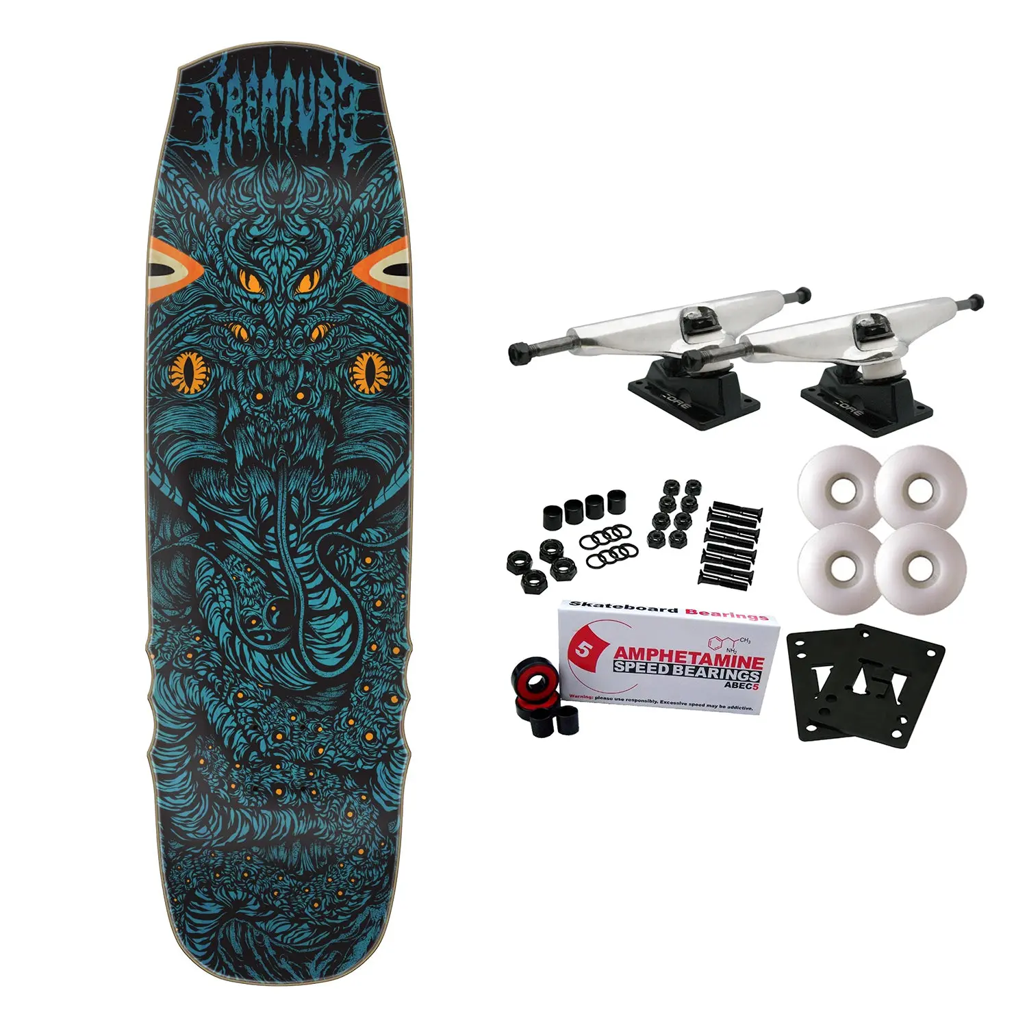 Creature Skateboard Complete Hitz Cobra 9.0" x 31.94"