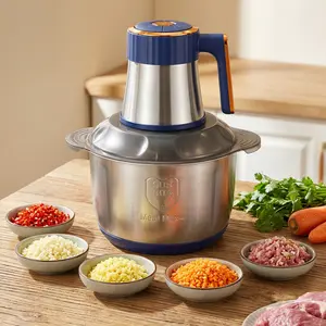 Ezify 500W Electric Meat Grinder comes with a durable, easy-to-clean, 20-cup (5L) stainless steel mixing bowl that meets food safety standards. Perfect for everyday cooking, baby food preparation, and quick meal prep—practical, efficient, and convenient!