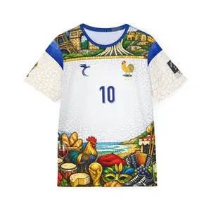Mbappe #10 France heritage Jersey