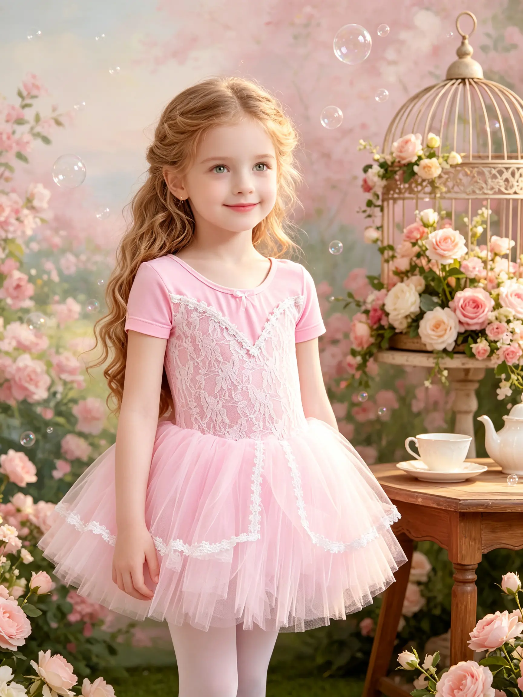 Girls Ballet Tutu Dress Kids Pink Lace Short Sleeve Dance Costume Toddler Little Girls Ballerina Outfit Splice Mesh Tulle Skirt for Dance Class Birthday Party Stage Performance Daily Formal Photography