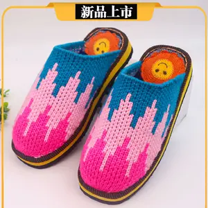 Hand-woven Wool Shoes,Hand-woven Slippers,Suitable for Women,Thick Wool Lining,Warm and Non-slip Sole,Suitable for Comfortable Home Wear